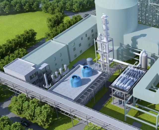 亞洲首個燃煤電廠碳捕集測試平臺項目開工了！