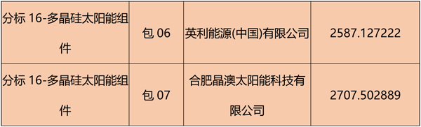 國(guó)網(wǎng)2018綜合能源服務(wù)項(xiàng)目招標(biāo)光伏組件、逆變器中標(biāo)名單