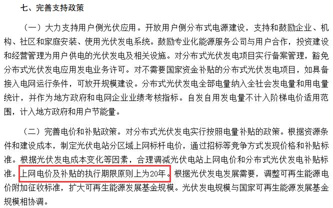 光伏補(bǔ)貼是不是20年以后就取消了？