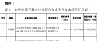 東莞第五、第六批分布式光伏發(fā)電項目匯總表