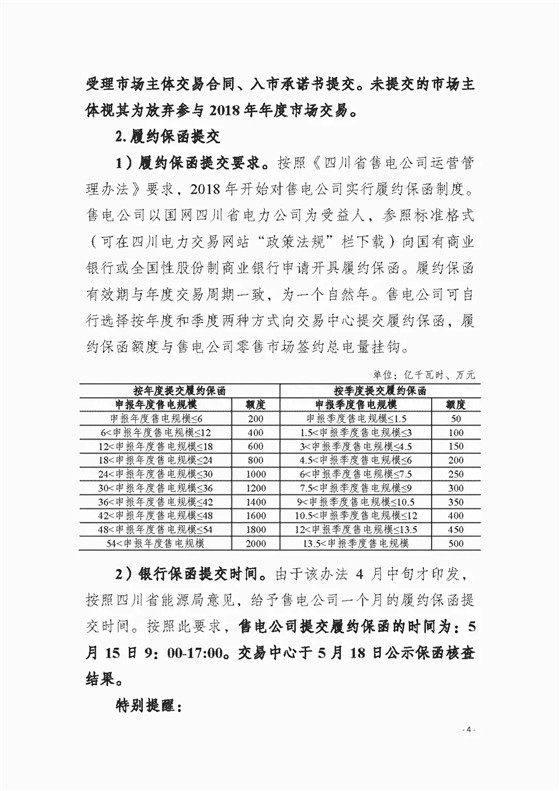 四川2018年度電力直接交易1號公告：風電、光伏、部分水電企業(yè)可參與直接交易