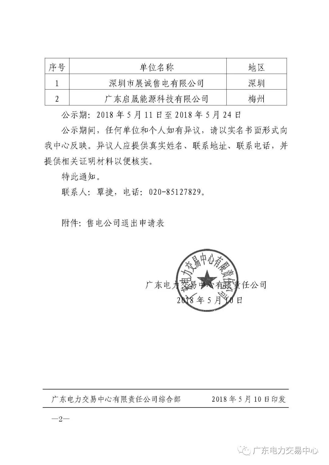 廣東首例售電公司退出電力市場！2家售電公司為自愿退出