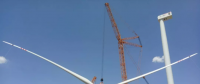 陸上風(fēng)電重器：三一重能第一臺3.4MW風(fēng)電機組順利完成吊裝！