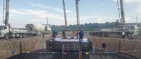 河南開封通許49.5兆瓦風電項目首臺風機基礎(chǔ)澆筑完成