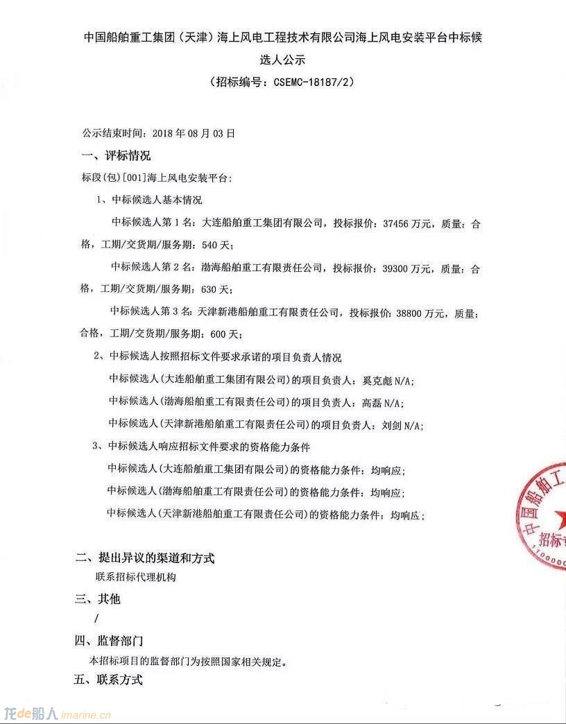 3.7億元！這家船廠將中標(biāo)海上風(fēng)電安裝平臺