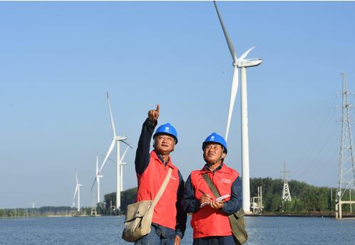 安徽首個湖面風電場發(fā)電量超過40億千瓦時
