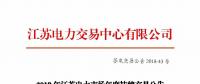 2019年江蘇電力市場(chǎng)年度掛牌交易12月17日開(kāi)始申報(bào)