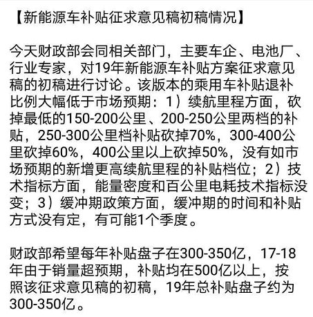 該信誰？2019年新能源汽車補(bǔ)貼版本滿天飛 到底哪個(gè)靠譜？