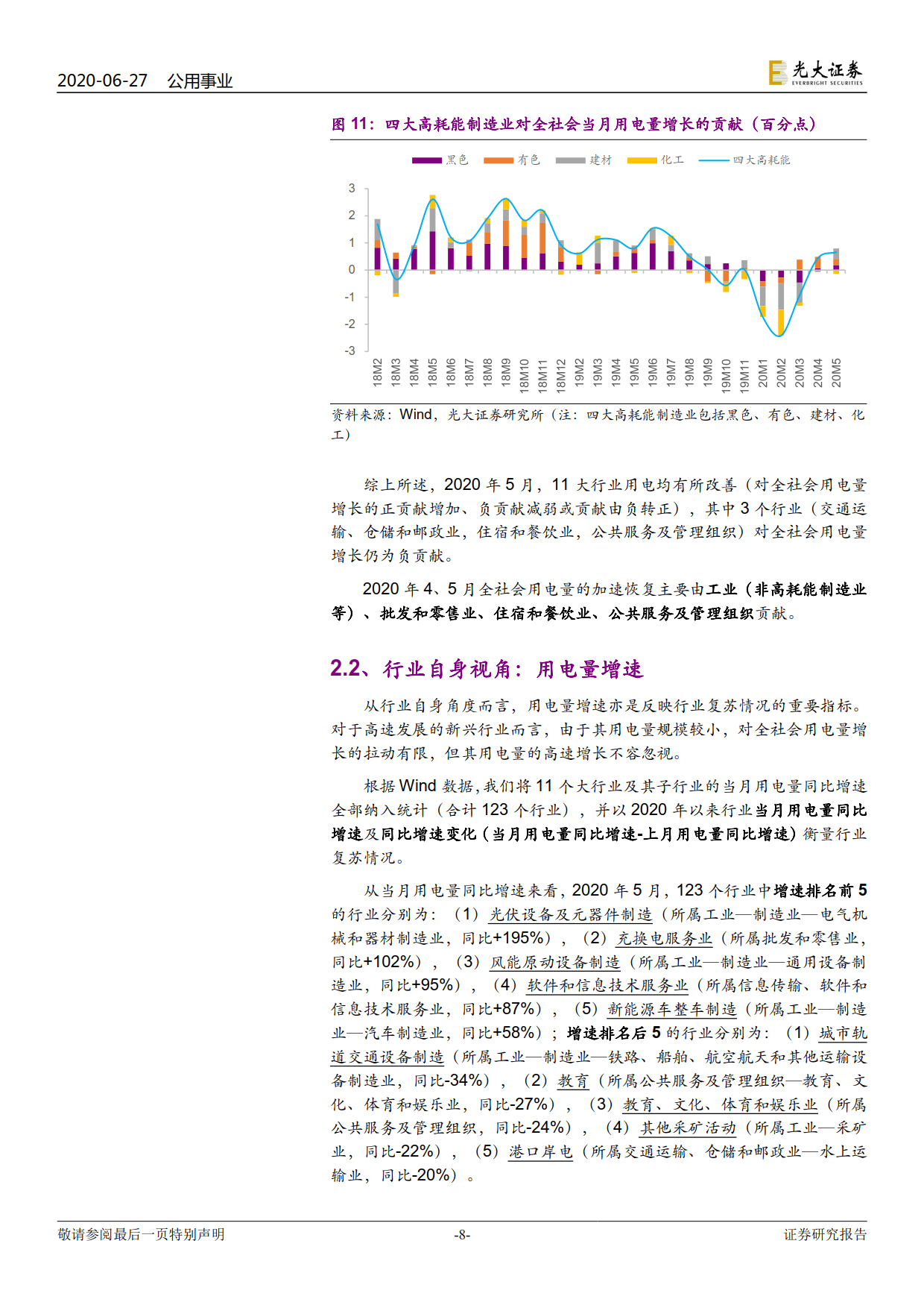 電力視角看復(fù)蘇：行業(yè)用電分化幾何？